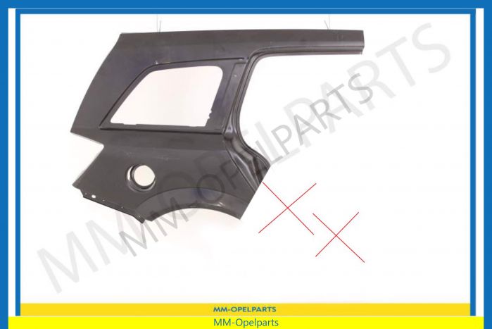 Panel, side outer right, Caravan *** Achtung !!