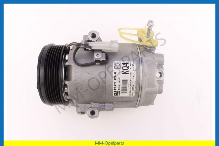 Air conditioning compressor, Delphi (Ident KQ4)