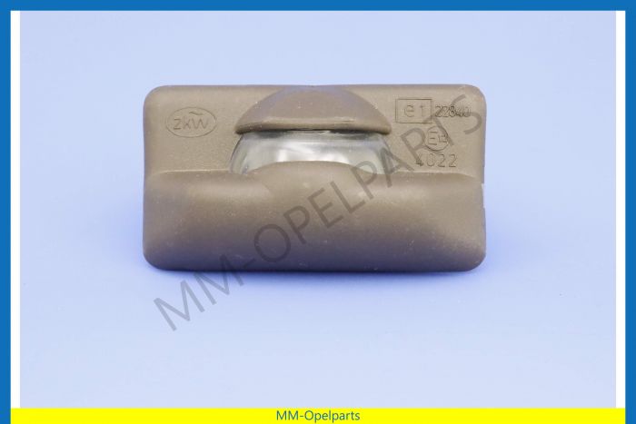 Licence plate light brown from Vin-number D1000029