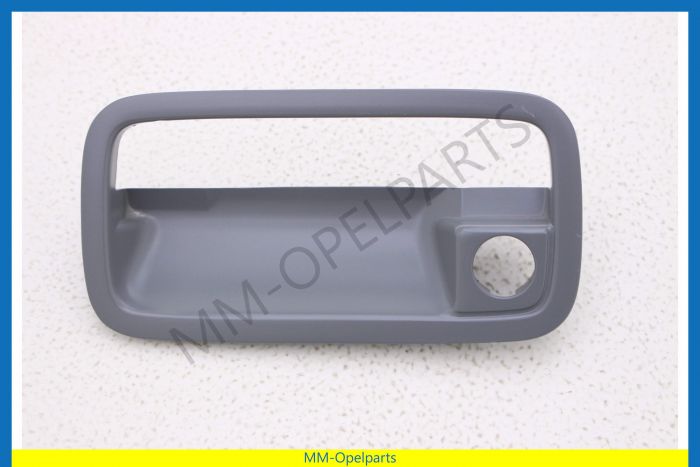 Handle grab plate gray leftt front