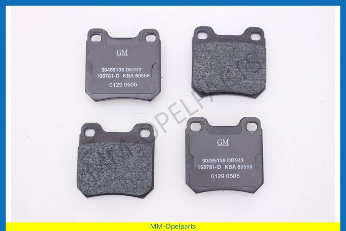 Brake Pad, Kit rear