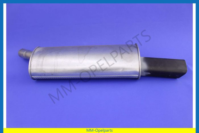 End silencer C18XE/C18XEL/C20XE Caravan (ident: LN) STRAIGHT PIPE