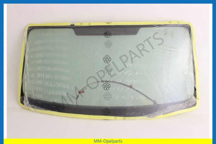 Windscreen, green tinted, (voor heated windscreen, without heat-reflecting windscreen) 7701470649 