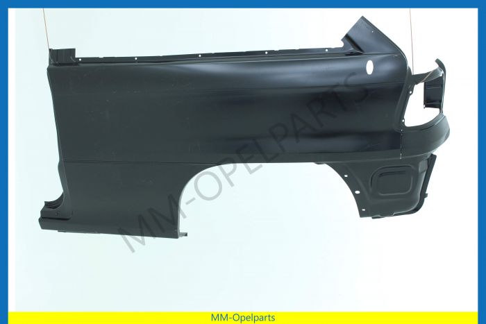 Rear wing, left, with antenna hole