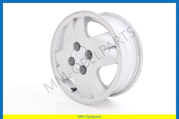 Rim, aluminium, 5,5J x 14  ET49 (Silver)