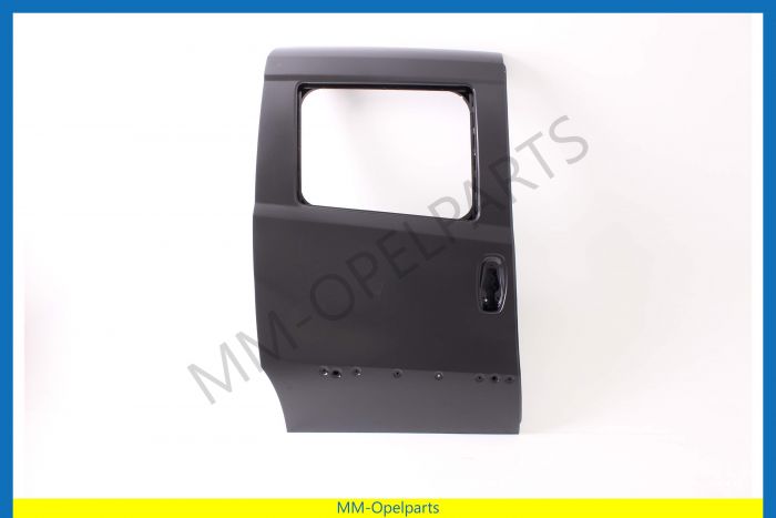 Side sliding door, right, used with electric rear windows