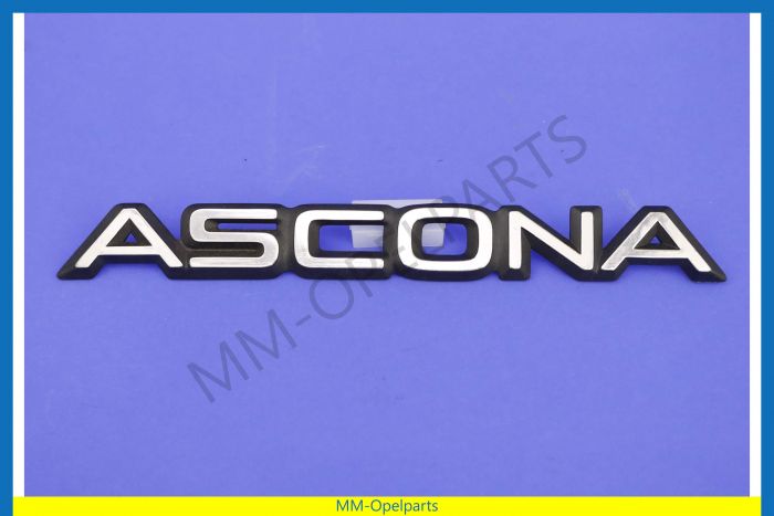 Emblem, ASCONA, black