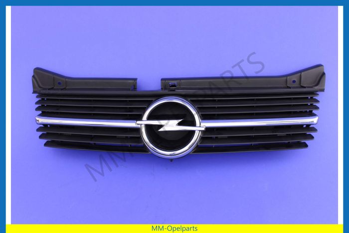 Grille, closed rear, black  until Vin-number X1999999