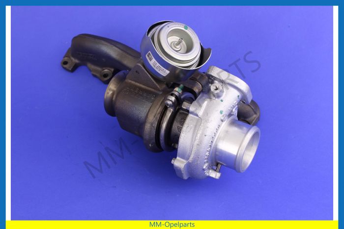 Turbocharger, with exhaust manifold, Garrett