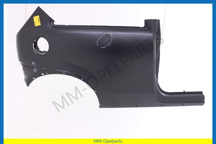 Side panel, right, without groove  