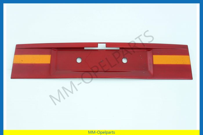 Moulding trunk lid, red/orange