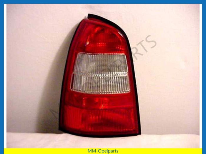 Rear Light Left Vectra B SW, Red, White Lens