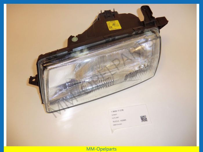 Headlight left H4 Vectra 92-95