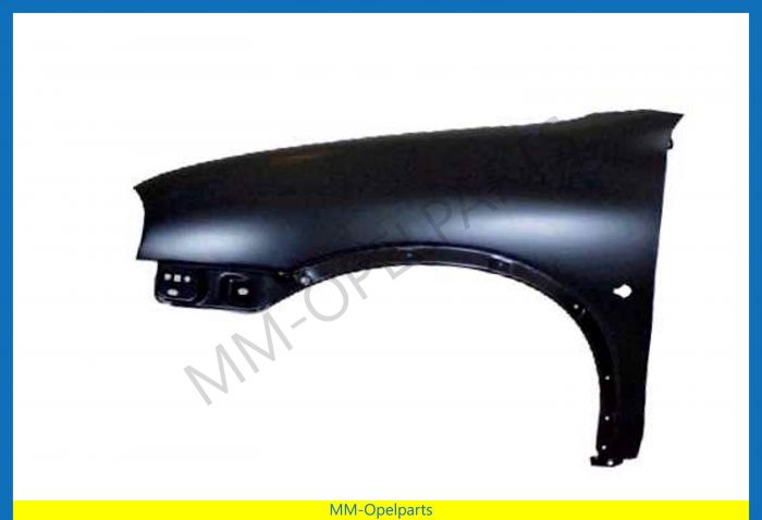 Front wing left  with hole for side lamp