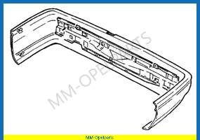 Rearbumper Omega A