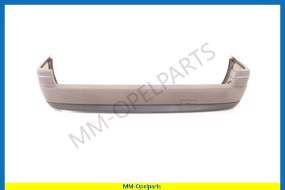 Rear bumper with carrier, dark brown/black, Caravan