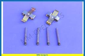 Brake pad pins and plate SET (left + right)