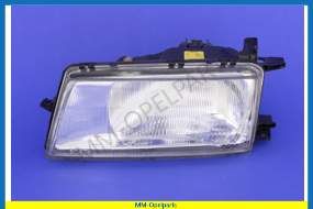 Headlight complete left with headlight height adjustment Bosch
