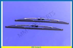 Wiper blades stainless steel polished 405-mm (see info)