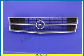 Grille with chrome moulding