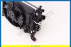 Complete radiator + Charge-air cooler + condenser + radiator fan