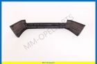 Rear bumper with carrier, dark brown/black, Caravan