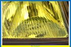 Headlight, SET [left+right], Yellow glass, Right traffic