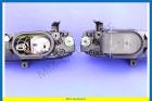 Headlight, SET [left+right], Yellow glass, Right traffic