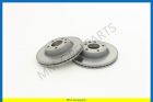 Brake discs front, 286 MM, ventilated SET 