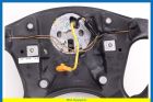 Steering wheel, 4 spokes, Leather, 370-mm  