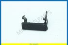 Handle outside left black   7.5 mm 