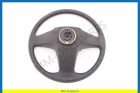 Steering wheel, 3 spokes, black (see info)