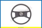 Steering wheel, 4 spokes, black (CD)