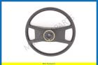 Steering wheel, 4 spokes, black (CD)