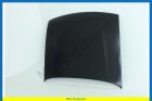 Bonnet with emblem hole