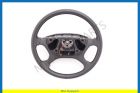 Steering wheel, 4 spokes, leather, Ø 40-cm 