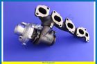 Turbocharger, with exhaust manifold, Garrett