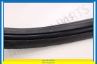 Front windscreenrubber with flute for trim  