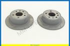 Brake discs rear, with grooves, 270x10 MM, SET