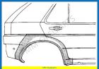 Wheel arch right 4 drs