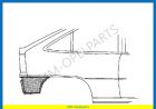 Rear lower corner, (SEDAN) right